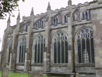 Side of Fotheringhay Church
